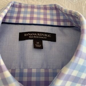 Banana Republic Non-Iron Slim Fit Size M